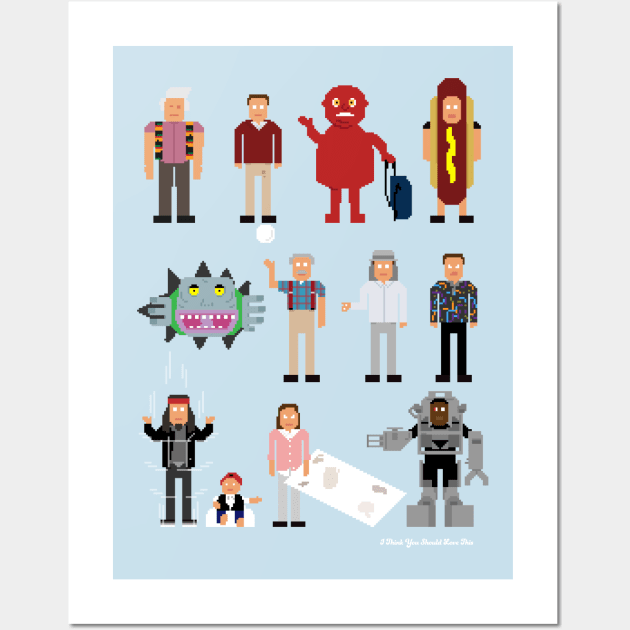 I Think You Should Love This ITYSL Characters Wall Art by ithinkyoushouldlovethis